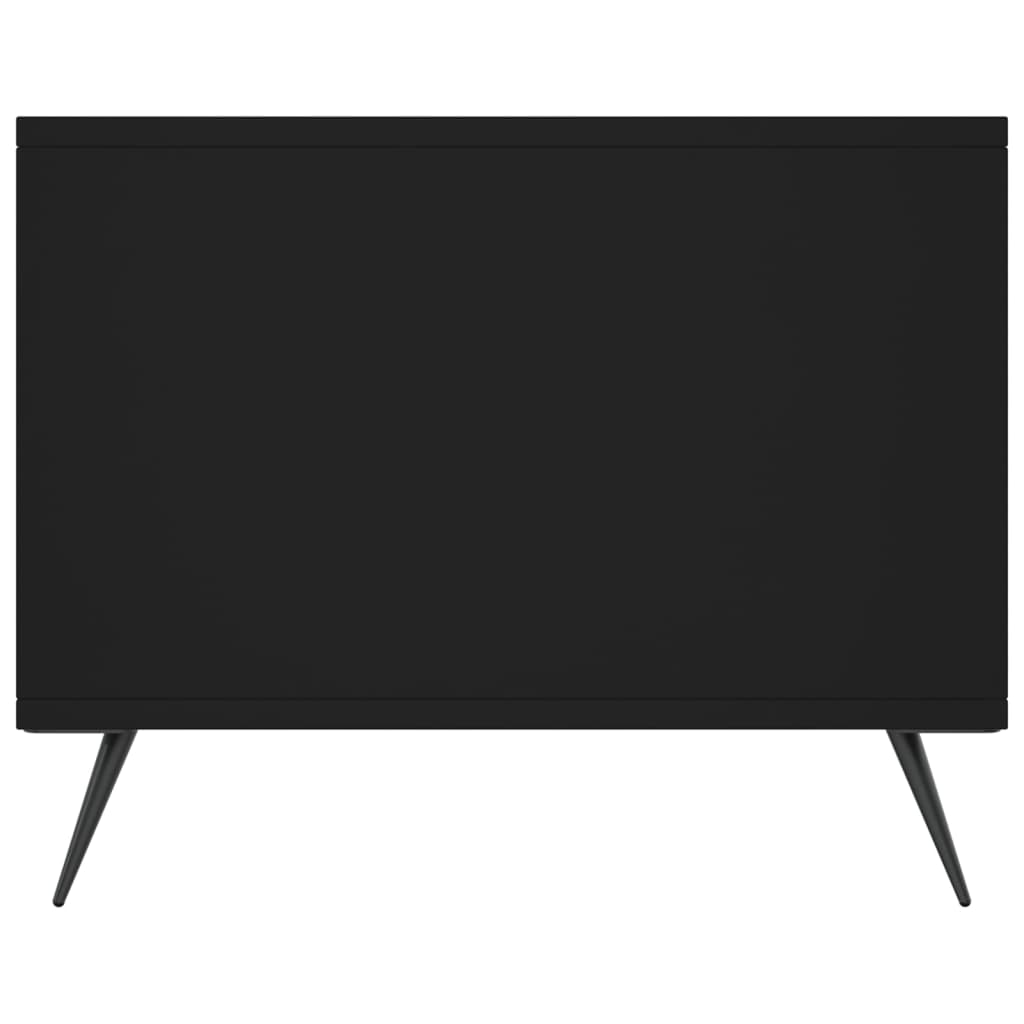 Salontafel 90X50X40 Cm Bewerkt Hout Zwart