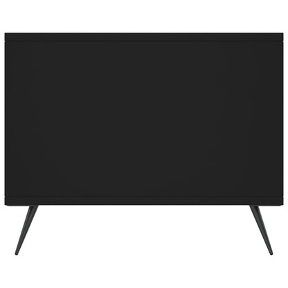 Salontafel 90X50X40 Cm Bewerkt Hout Zwart