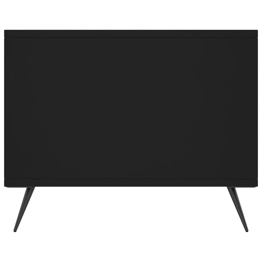 Salontafel 90X50X40 Cm Bewerkt Hout Zwart