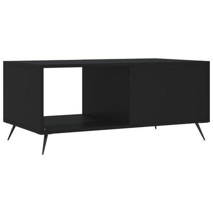Salontafel 90X50X40 Cm Bewerkt Hout Zwart