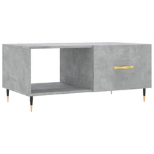 Salontafel 90X50X40 Cm Bewerkt Hout Betongrijs