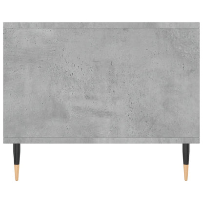 Salontafel 90X50X40 Cm Bewerkt Hout Betongrijs