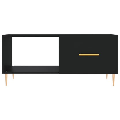 Salontafel 90X50X40 Cm Bewerkt Hout Zwart