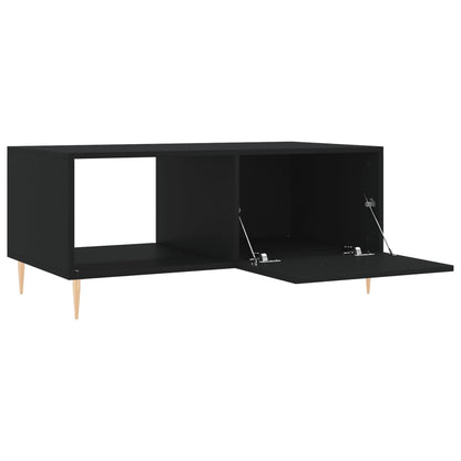 Salontafel 90X50X40 Cm Bewerkt Hout Zwart