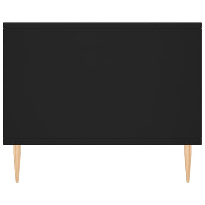 Salontafel 90X50X40 Cm Bewerkt Hout Zwart