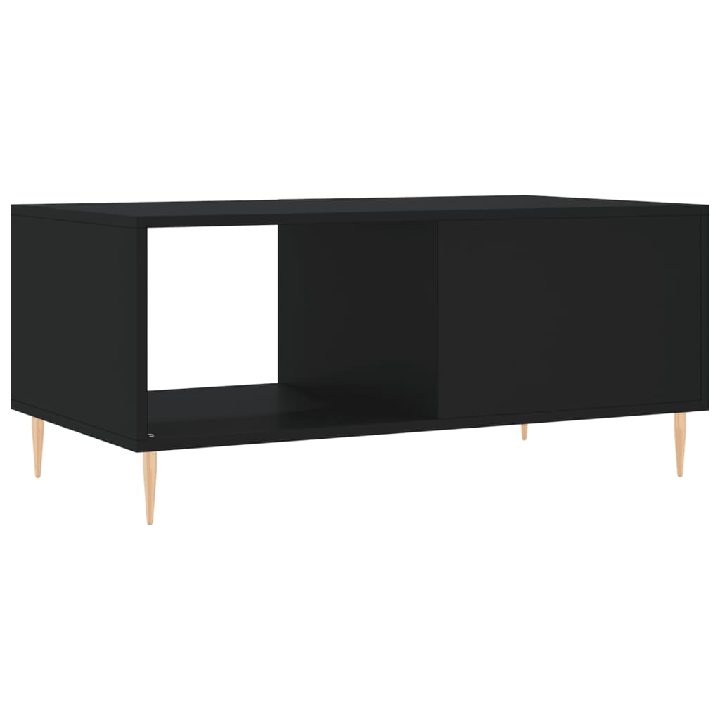 Salontafel 90X50X40 Cm Bewerkt Hout Zwart