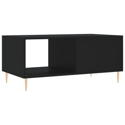 Salontafel 90X50X40 Cm Bewerkt Hout Zwart