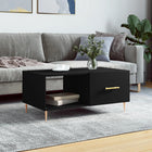 Coffee table 90x50x40 cm engineered wood black