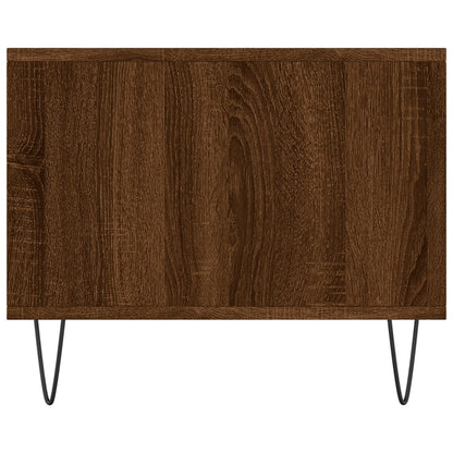Salontafel 90X50X40 Cm Bewerkt Hout Bruin Eikenkleur Bruineiken
