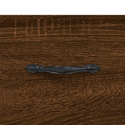 Salontafel 90X50X40 Cm Bewerkt Hout Bruin Eikenkleur Bruineiken