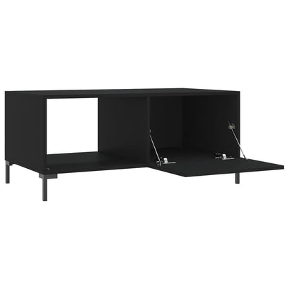 Salontafel 90X50X40 Cm Bewerkt Hout Zwart