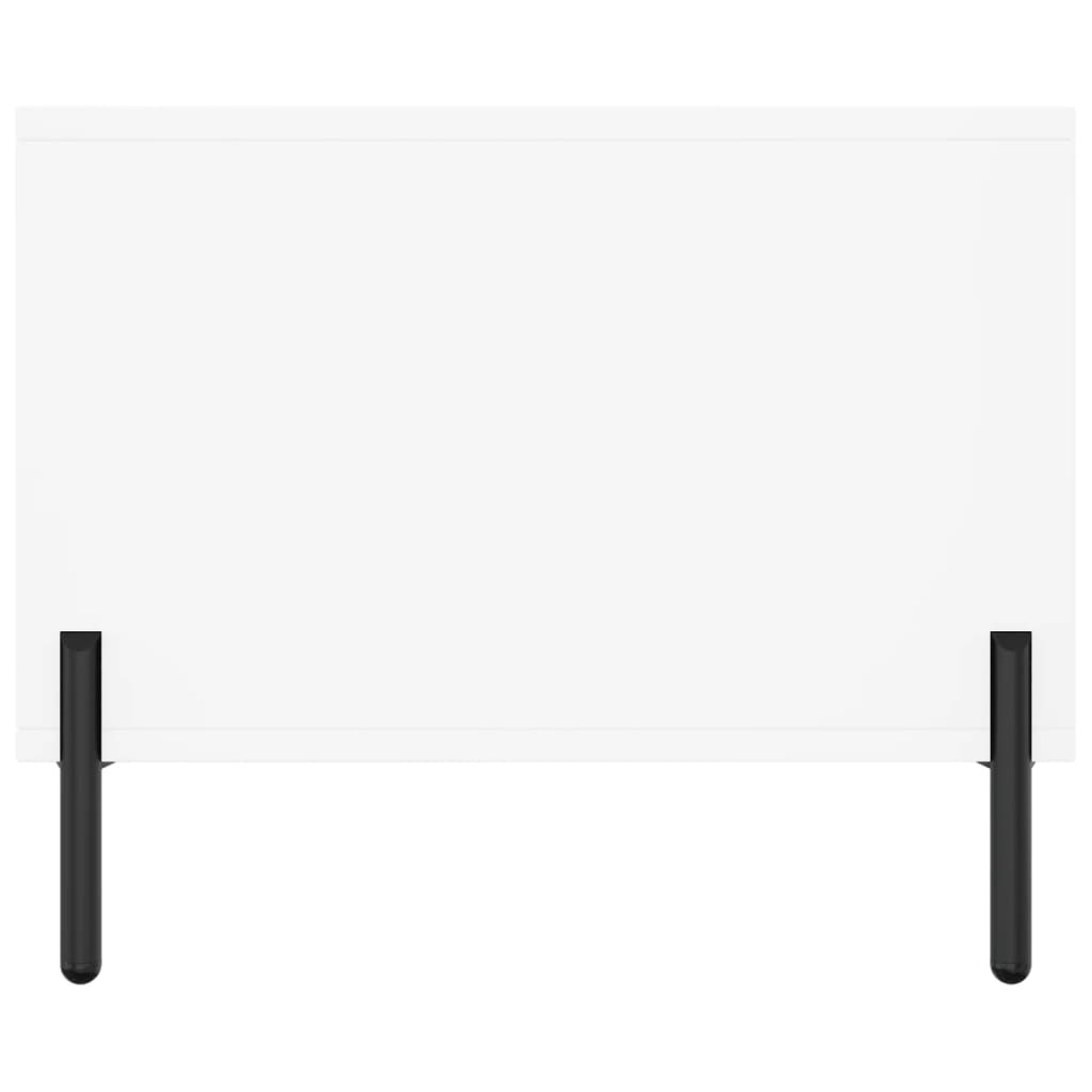Salontafel 90X50X40 Cm Bewerkt Hout Wit