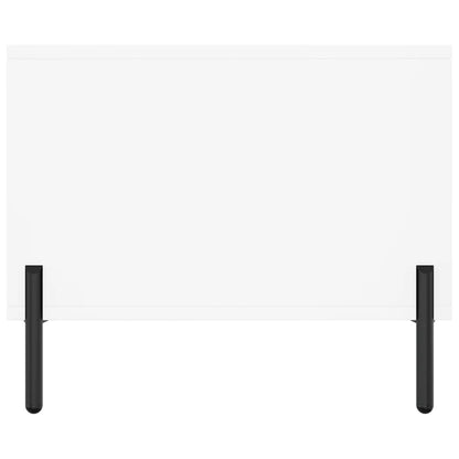 Salontafel 90X50X40 Cm Bewerkt Hout Wit