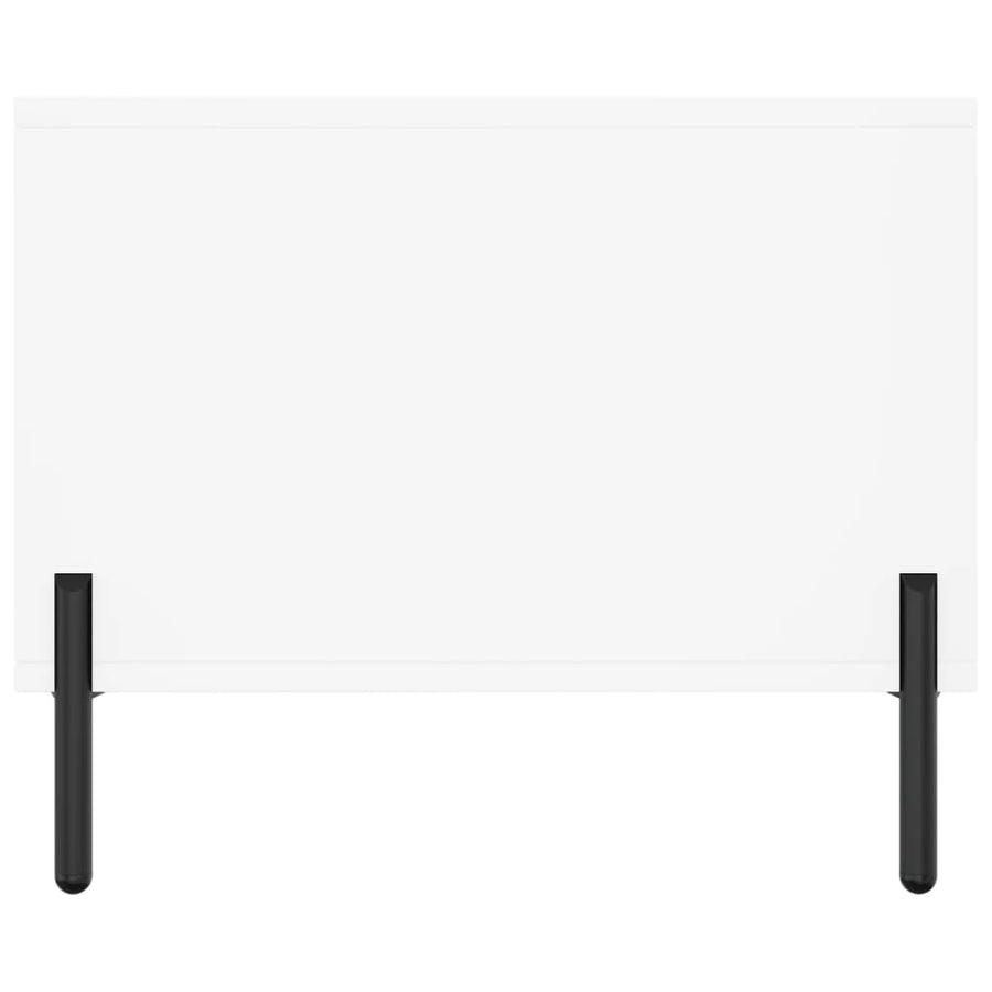 Salontafel 90X50X40 Cm Bewerkt Hout Wit