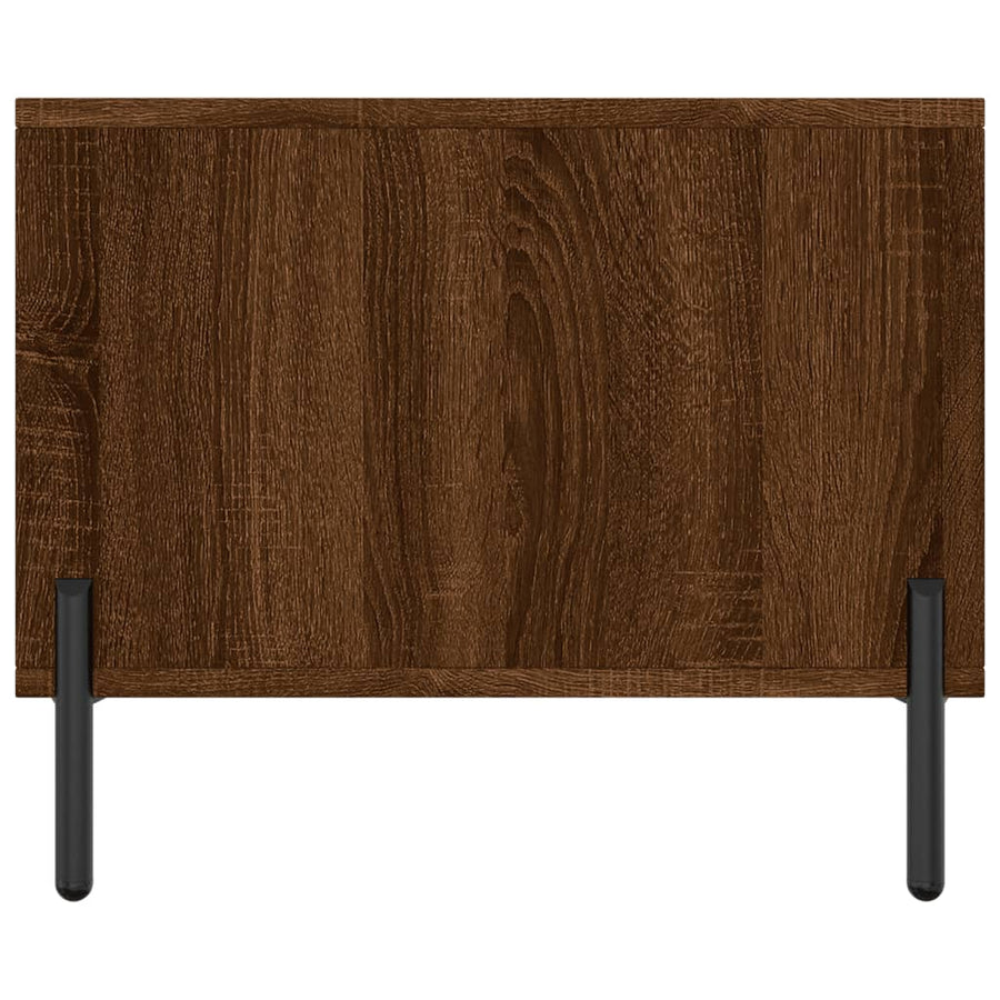Salontafel 90X50X40 Cm Bewerkt Hout Bruin Eikenkleur Bruineiken