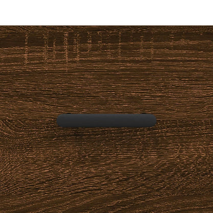 Salontafel 90X50X40 Cm Bewerkt Hout Bruin Eikenkleur Bruineiken