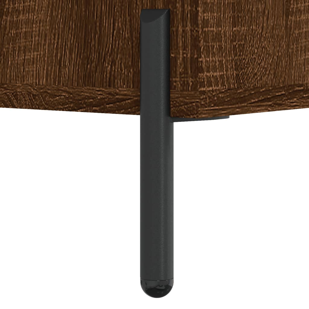 Salontafel 90X50X40 Cm Bewerkt Hout Bruin Eikenkleur Bruineiken