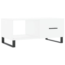 Salontafel 90X50X40 Cm Bewerkt Hout Wit