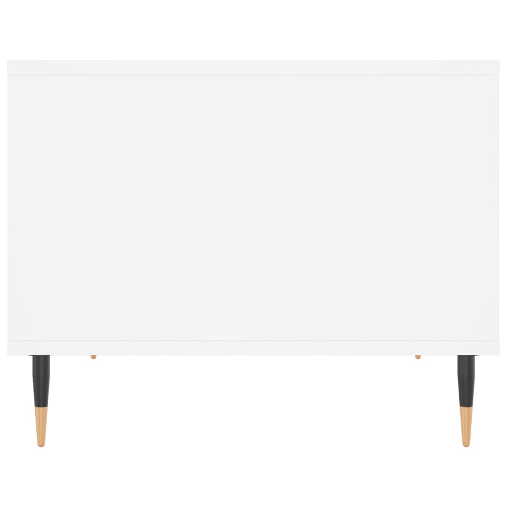 Salontafel 60X50X40 Cm Bewerkt Hout Wit