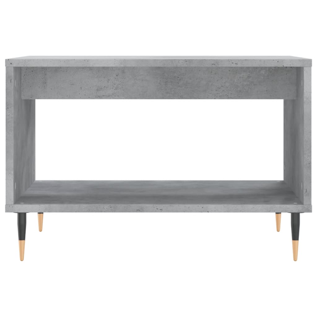 Salontafel 60X50X40 Cm Bewerkt Hout Betongrijs