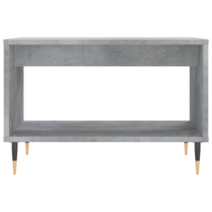 Salontafel 60X50X40 Cm Bewerkt Hout Betongrijs
