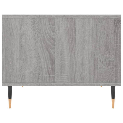 Salontafel 60X50X40 Cm Bewerkt Hout Eikenkleurig Grijs sonoma
