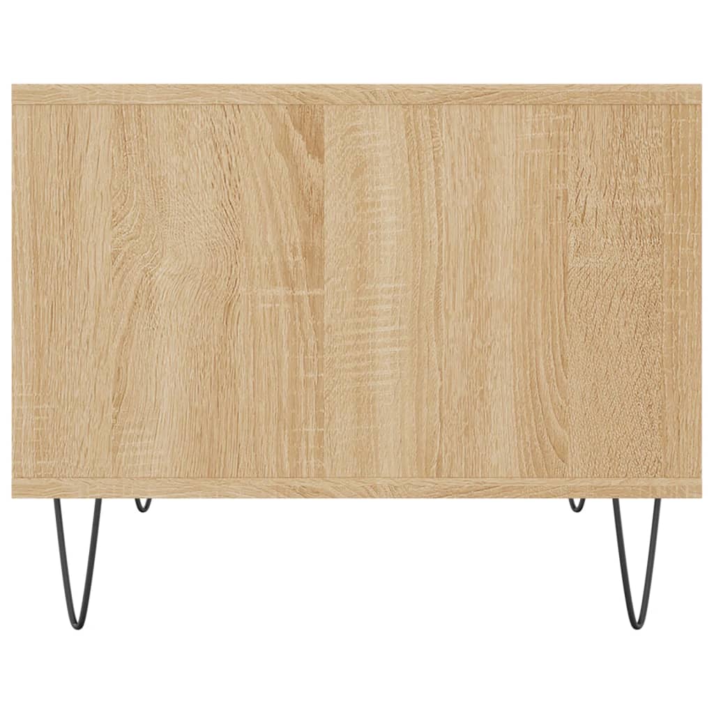 Salontafel 60X50X40 Cm Bewerkt Hout Kleurig Sonoma eiken