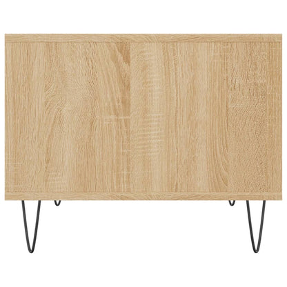 Salontafel 60X50X40 Cm Bewerkt Hout Kleurig Sonoma eiken
