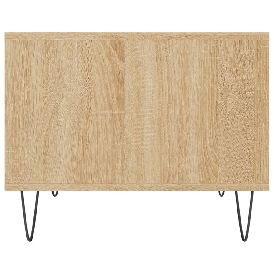 Salontafel 60X50X40 Cm Bewerkt Hout Kleurig Sonoma eiken