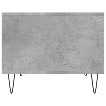 Salontafel 60X50X40 Cm Bewerkt Hout Betongrijs