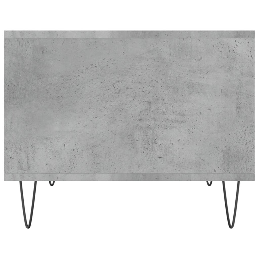 Salontafel 60X50X40 Cm Bewerkt Hout Betongrijs