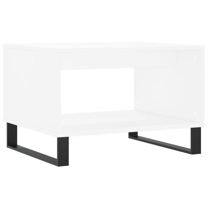 Salontafel 60X50X40 Cm Bewerkt Hout Wit