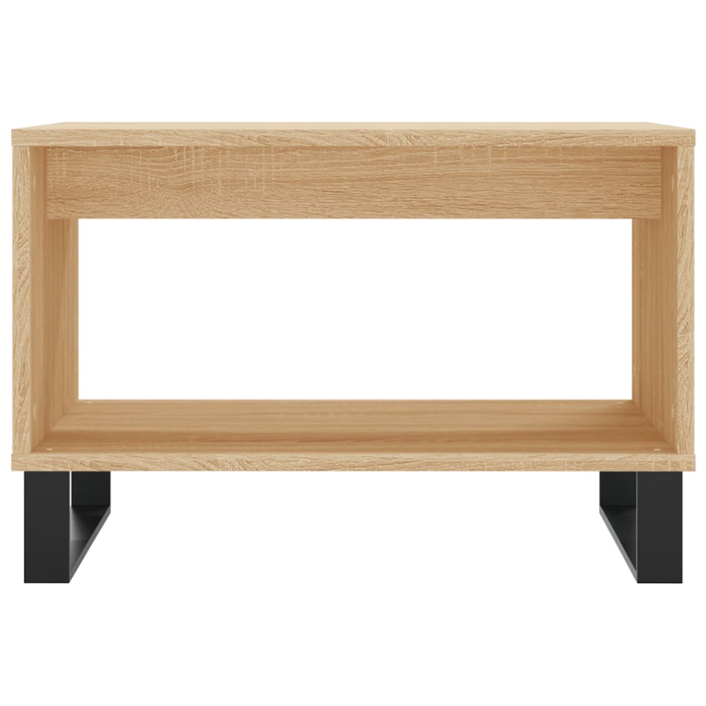 Salontafel 60X50X40 Cm Bewerkt Hout Kleurig Sonoma eiken