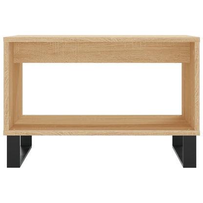 Salontafel 60X50X40 Cm Bewerkt Hout Kleurig Sonoma eiken