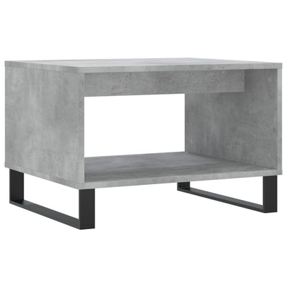 Salontafel 60X50X40 Cm Bewerkt Hout Betongrijs