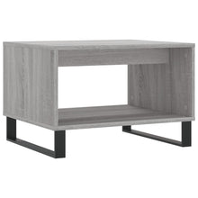 Salontafel 60X50X40 Cm Bewerkt Hout Eikenkleurig Grijs sonoma