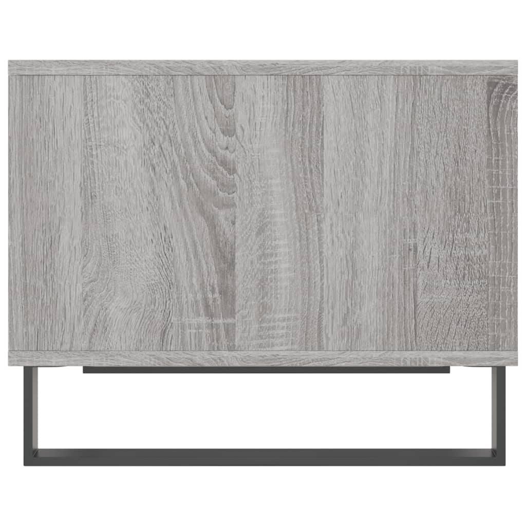 Salontafel 60X50X40 Cm Bewerkt Hout Eikenkleurig Grijs sonoma