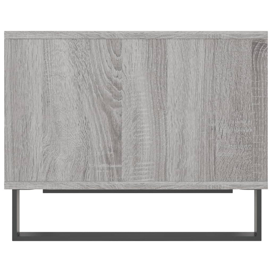 Salontafel 60X50X40 Cm Bewerkt Hout Eikenkleurig Grijs sonoma