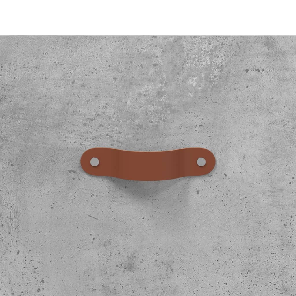 Schoenenbank 02X35X55 Cm Bewerkt Hout Betongrijs