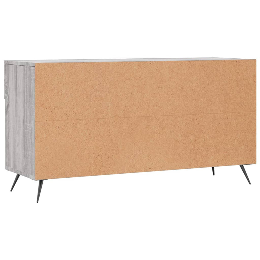 Schoenenbank 02X35X55 Cm Bewerkt Hout Eikenkleur Grijs sonoma