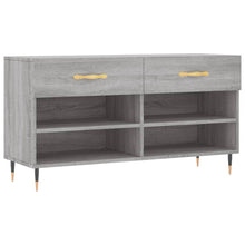 Schoenenbank 102X35X55 Cm Bewerkt Hout Grijs Sonoma Eikenkleur