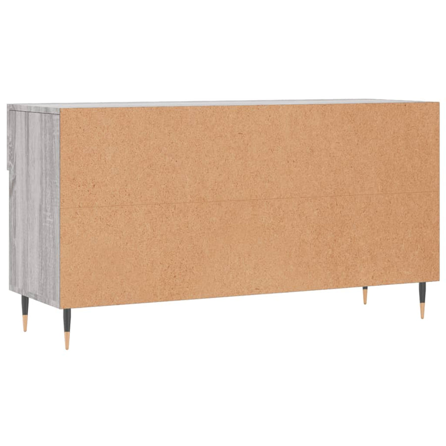 Schoenenbank 102X35X55 Cm Bewerkt Hout Grijs Sonoma Eikenkleur