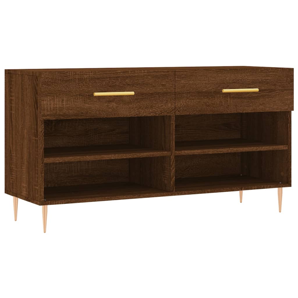 Schoenenbank 02X35X55 Cm Bewerkt Hout Sonoma Eikenkleurig Bruineiken