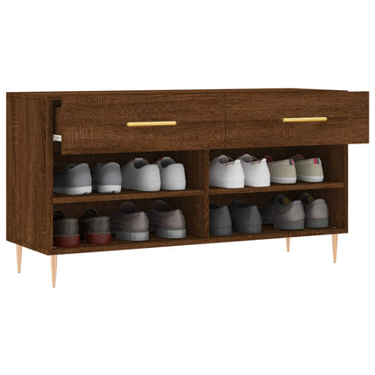 Schoenenbank 02X35X55 Cm Bewerkt Hout Sonoma Eikenkleurig Bruineiken