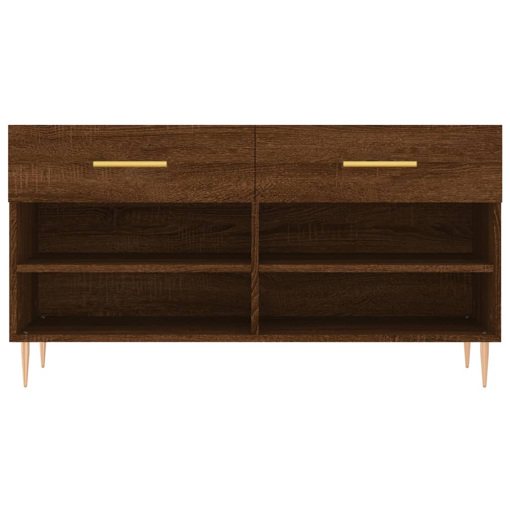 Schoenenbank 02X35X55 Cm Bewerkt Hout Sonoma Eikenkleurig Bruineiken