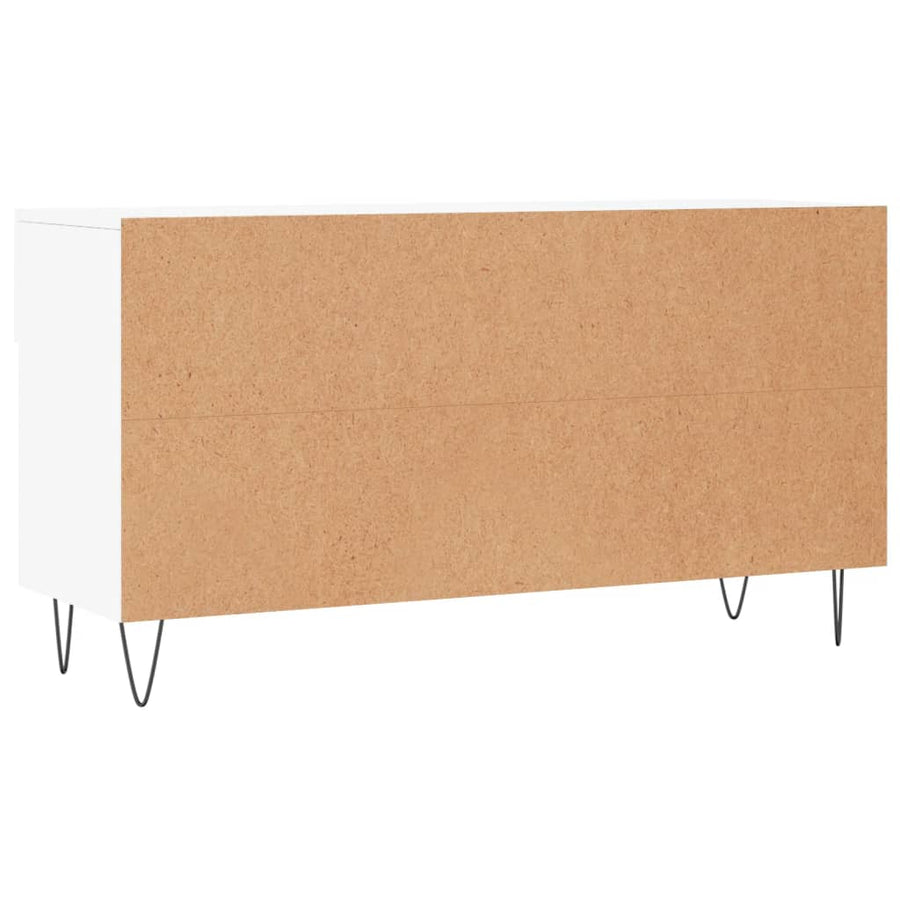 Schoenenbank 102X35X55 Cm Bewerkt Hout Wit