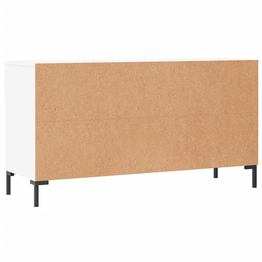 Schoenenbank 02X35X55 Cm Bewerkt Hout Wit