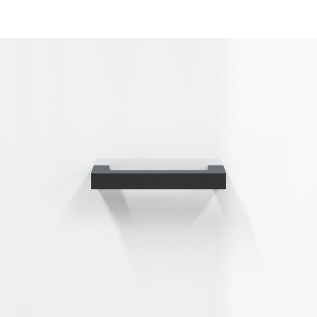 Schoenenbank 02X35X55 Cm Bewerkt Hout Hoogglans wit