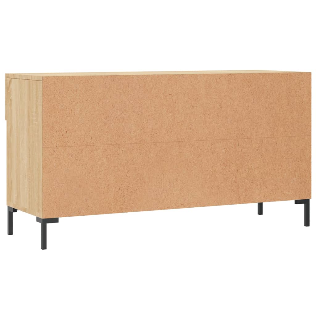 Schoenenbank 102X35X55 Cm Bewerkt Hout Kleurig Sonoma Eiken