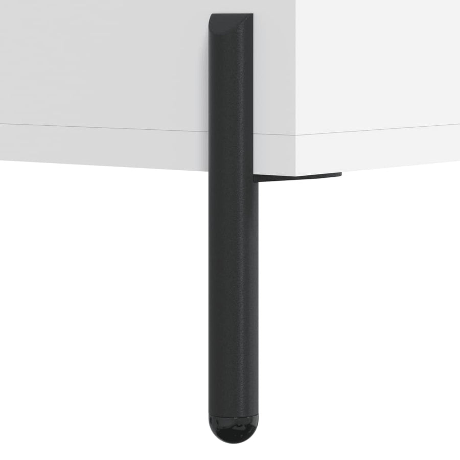 Schoenenbank 102X35X55 Cm Bewerkt Hout Wit